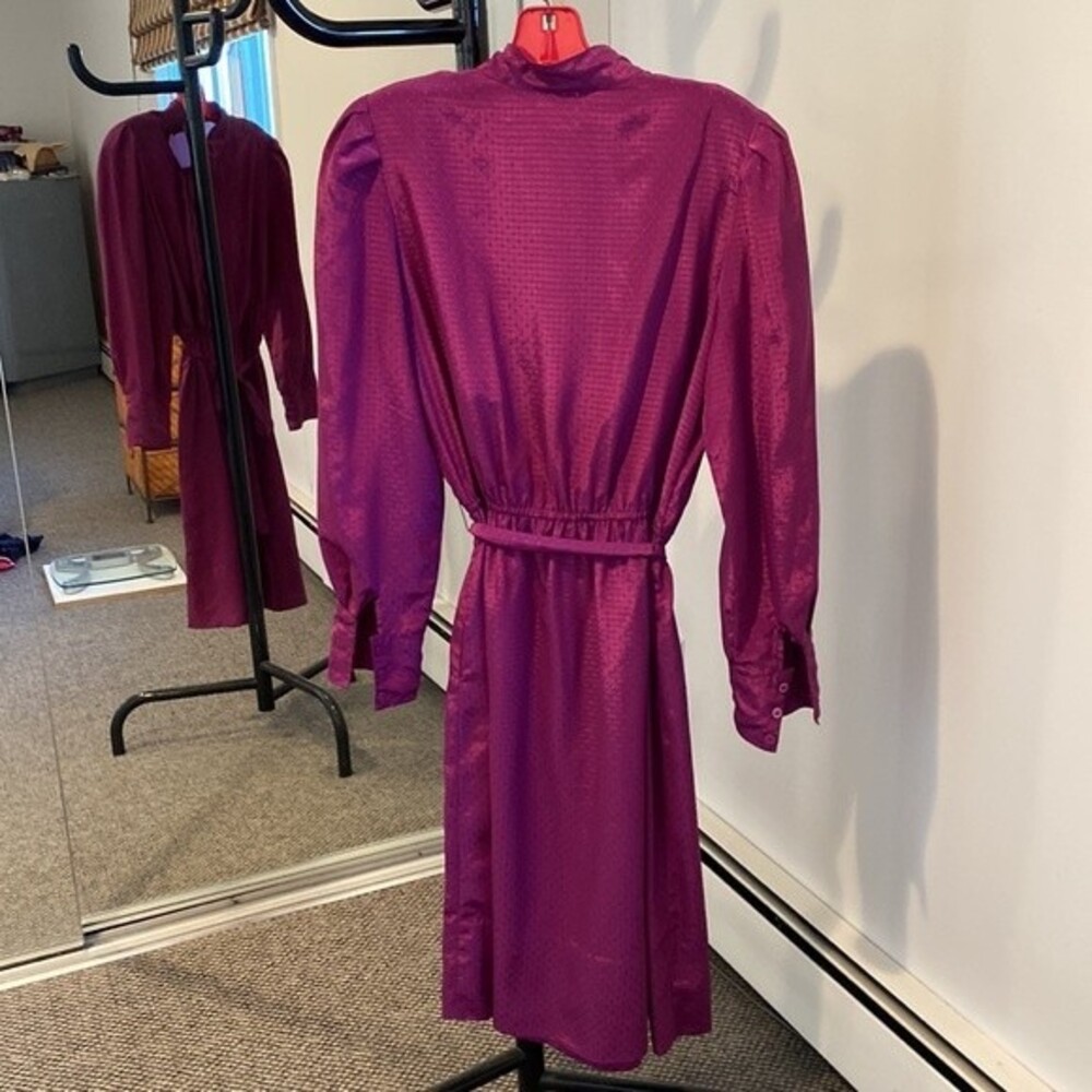 Vintage 80s dress. Size 12 - Picture 7 of 8